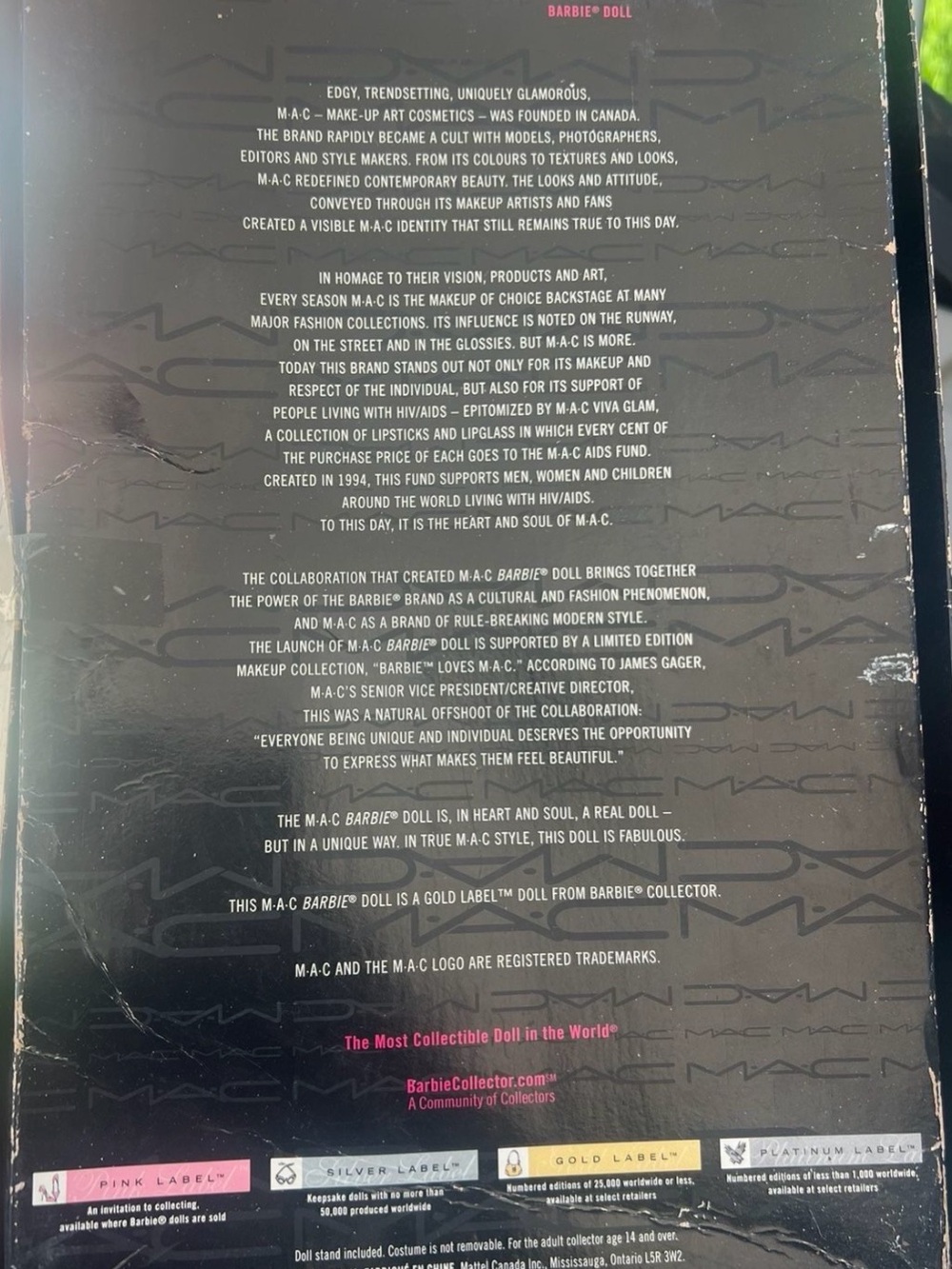 Packaging Text Image Barbie - Picture 2 of 2
